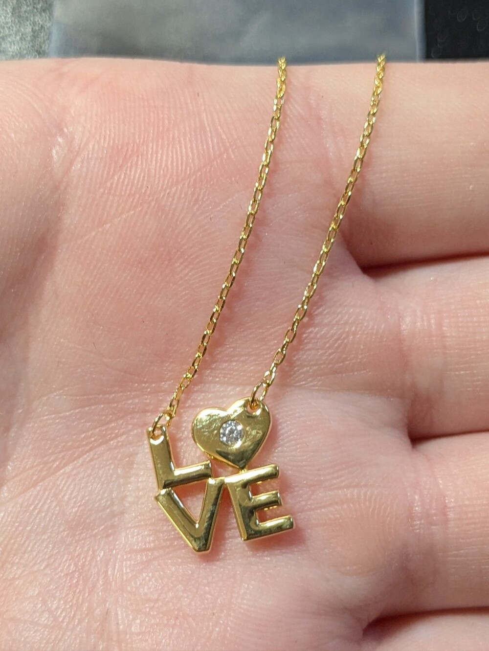 Bella Luce White Diamond Simulant Eterno Yellow Love Necklace 16"
